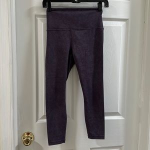 Lightly worn dark purple Athleta leggings